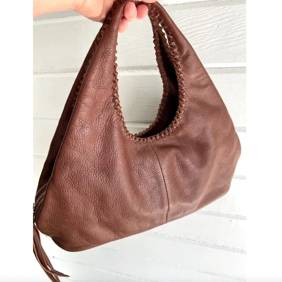 Vintage BANANA REPUBLIC Genuine Leather Bag in Brown - Great Condition! - Picture 3 of 11